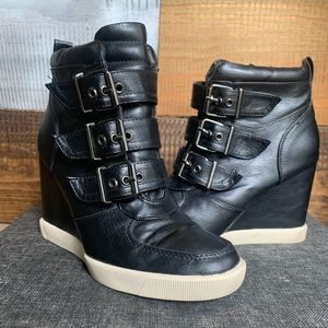 Steve Madden Latches Sneaker Wedges